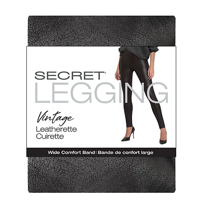Secret Vintage Leatherette Legging 1pk