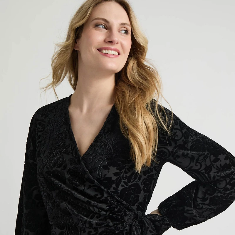 Robe en Velours Dévoré de Mexx pour Femmes