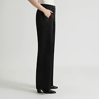 Mexx Women’s Woven Matte Satin Wide Leg Pant, XS-XXL