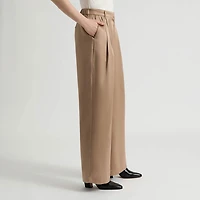 Pantalon Large en Satin Mat Tissé de Mexx pour Femmes