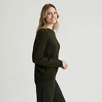Mexx Women’s Cable Knit Mock Neck Sweater, XS-XL