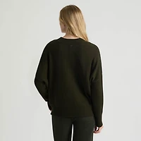 Mexx Women’s Cable Knit Mock Neck Sweater, XS-XL