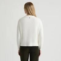 Mexx Femmes Pull à Col Ras du Cou en Câble Mélangé XS-XXL