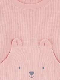 Carter's Child of Mine Ensemble 2 pièces pour bébé fille  Ours rose Tailles Prématuré - 24 mois