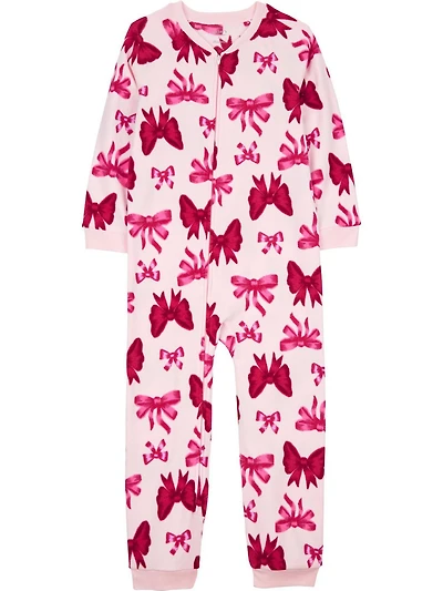 Carter's Child of Mine Kid Girls' 1 Piece Pink Bows Set, Sizes 5