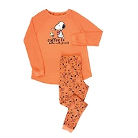 Ensemble de pyjama pour femmes Peanuts Snoopy et Woodstock Tailles disponibles: TP-TG