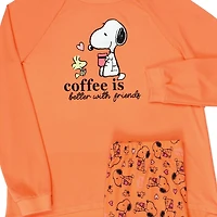 Ensemble de pyjama pour femmes Peanuts Snoopy et Woodstock Tailles disponibles: TP-TG
