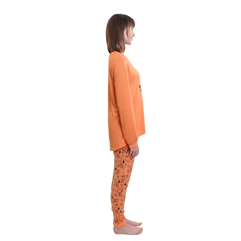 Ensemble de pyjama pour femmes Peanuts Snoopy et Woodstock Tailles disponibles: TP-TG