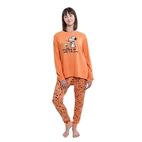 Ensemble de pyjama pour femmes Peanuts Snoopy et Woodstock Tailles disponibles: TP-TG