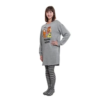 Ensemble chemise de nuit pour femmes Garfield avec chaussettes Tailles disponibles: TP-TG
