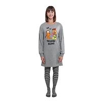 Ensemble chemise de nuit pour femmes Garfield avec chaussettes Tailles disponibles: TP-TG
