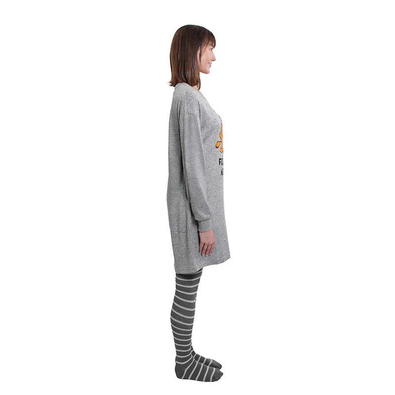 Ensemble chemise de nuit pour femmes Garfield avec chaussettes Tailles disponibles: TP-TG