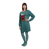Ensemble chemise de nuit pour femmes Peanuts avec chaussettes Tailles disponibles: TP-TG