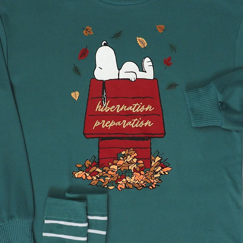 Ensemble chemise de nuit pour femmes Peanuts avec chaussettes Tailles disponibles: TP-TG