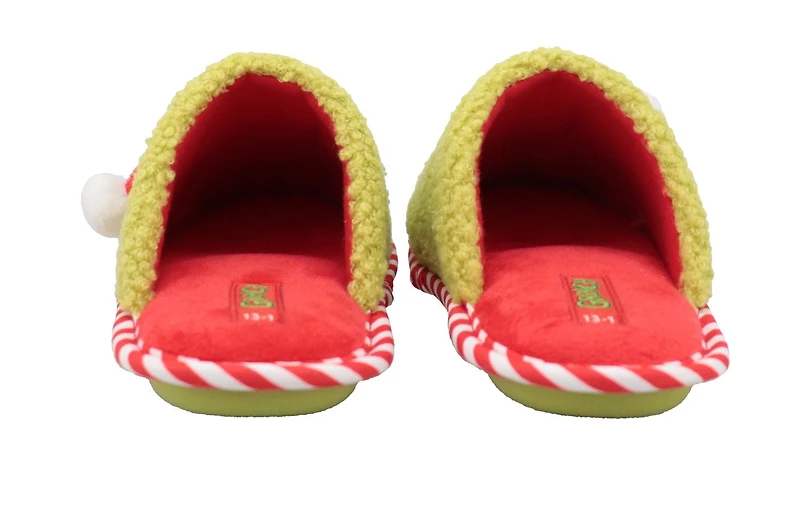 Mules en peluche Grinch pour garçons