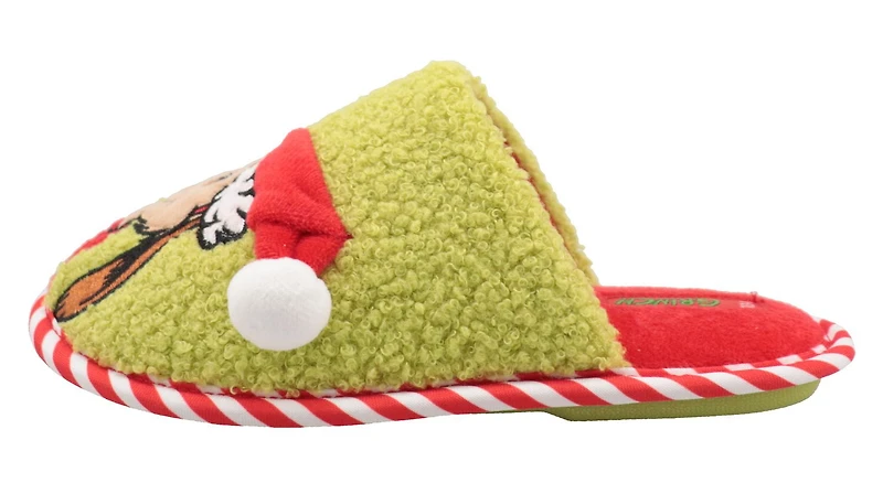 Boys Grinch plush slippers.