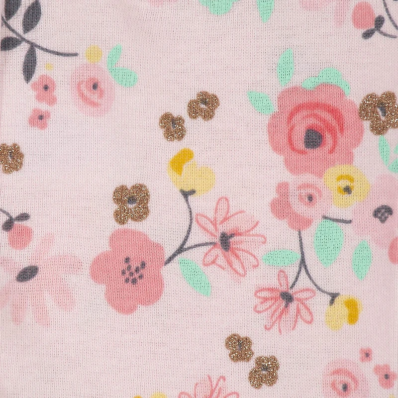 Gerber® Baby Girls’ 2 Pack Pants Floral - Pink
