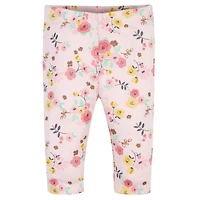 Gerber® Baby Girls’ 2 Pack Pants Floral  - Pink