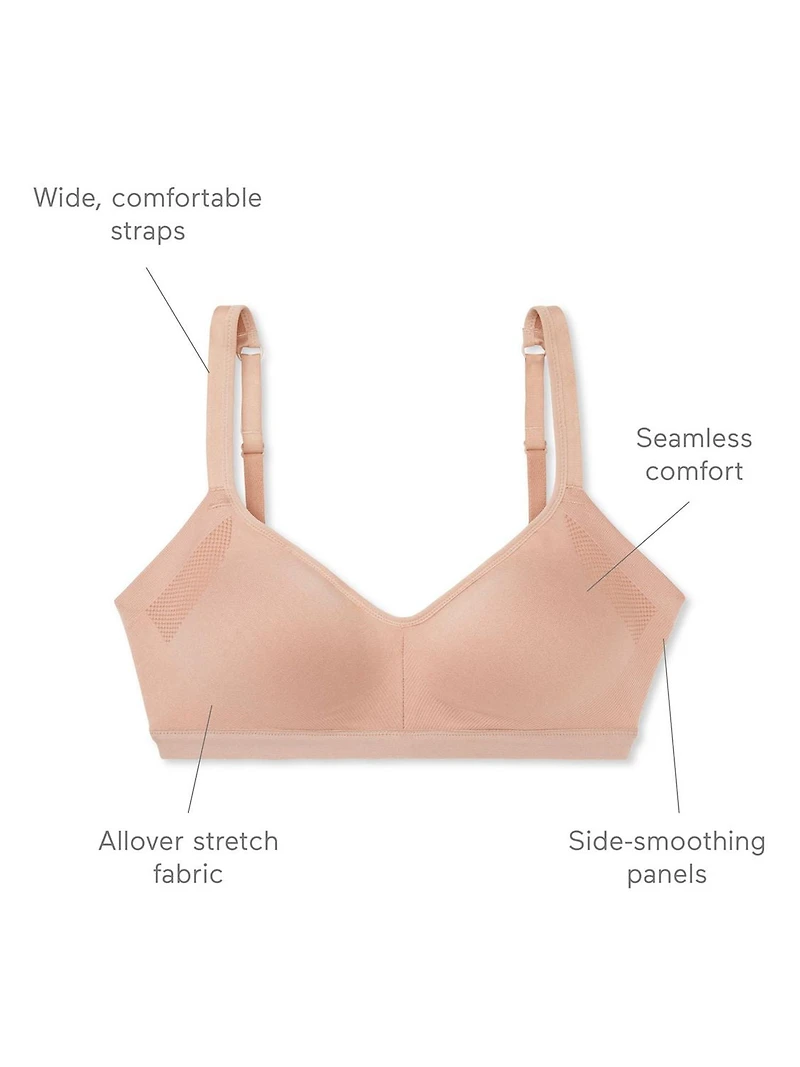 Soutien-gorge confort légèrement doublé et extensible sans coutures Warners® Easy Does It® pour lisser les aisselles