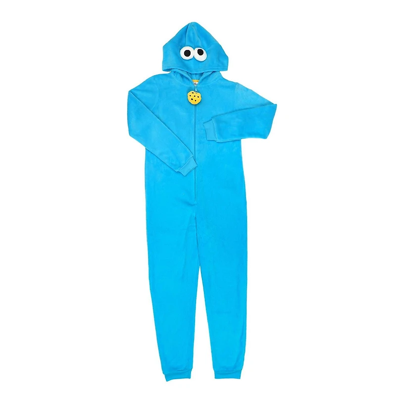 Sesame Street Cookie Monster Ladies' One-Piece Pajama
