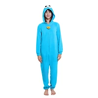 Sesame Street Cookie Monster Ladies' One-Piece Pajama