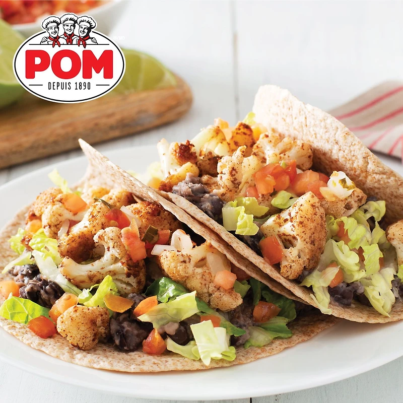 POM® 100% Whole Wheat Large Tortillas, 610 g
