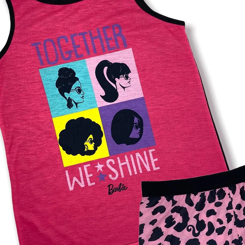 Barbie Ensemble 2 pièces culotte courtes et camisole pour fille