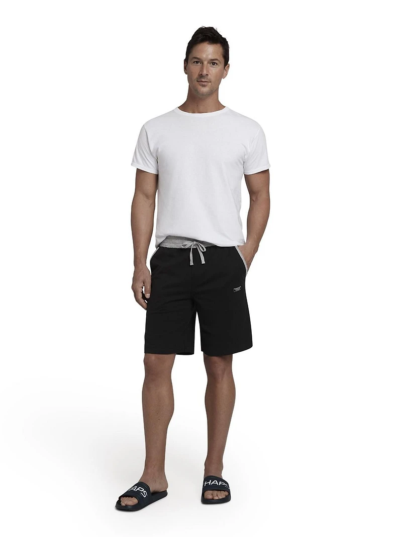 Chaps Men's 2-Pack Jersey Loungewear Sleep Shorts with Pockets