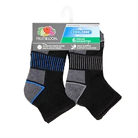 Fruit of the Loom Garçons 6 Paires Socquettes Pour