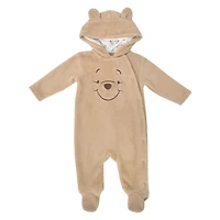 Disney Winnie The Pooh Unisex Hooded Plush Pramsuit