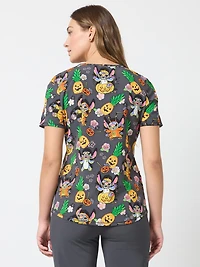 Haut pour femmes de la collection mode Scrubstar, imprimé Tropical Terror, tailles XS à 3XL