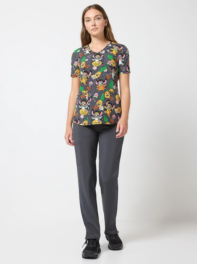 Haut pour femmes de la collection mode Scrubstar, imprimé Tropical Terror, tailles XS à 3XL