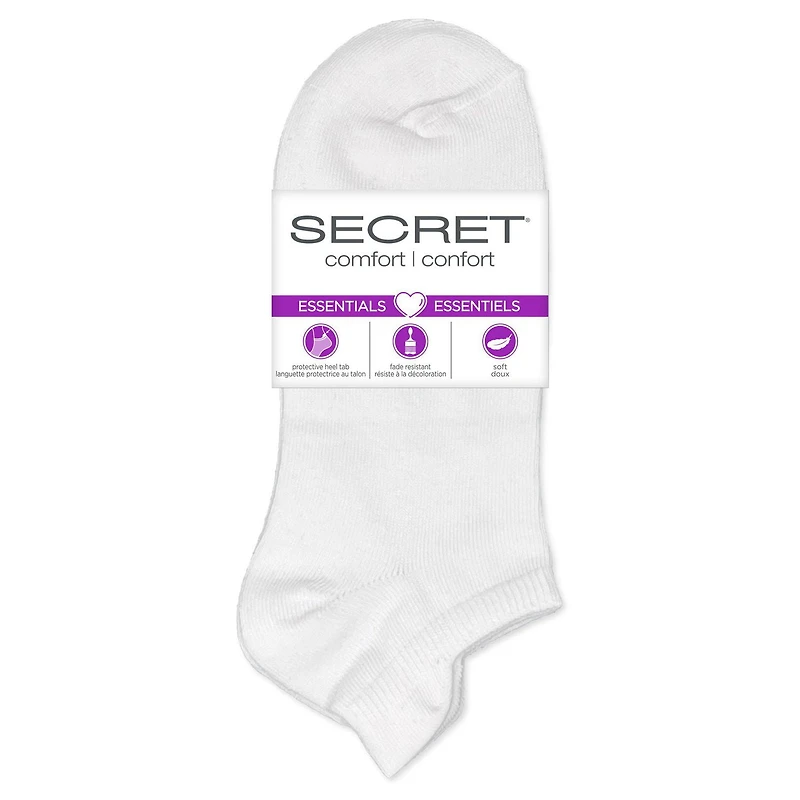 Secret® Ladies 6pk Low Cut Socks, Fits shoe sizes 6-10