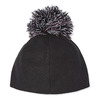George Girl's Fleece Beanie with Sequins Logo And Lurex Pom
