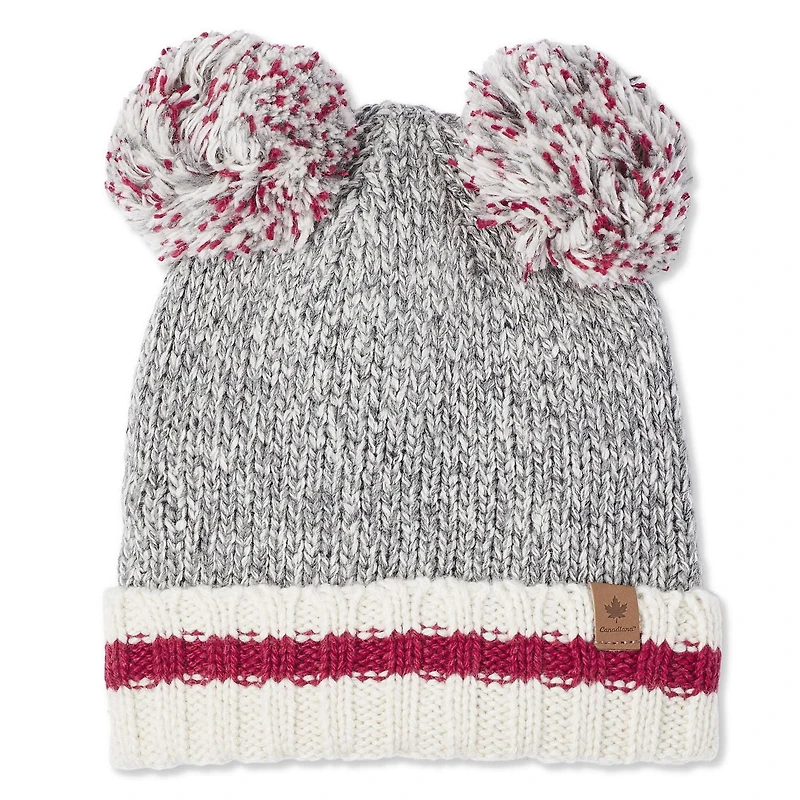 Canadiana Girls' Jacquard Cuff Toque