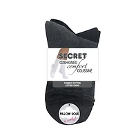 Secret® Ladies 3pk Mid Crew Socks