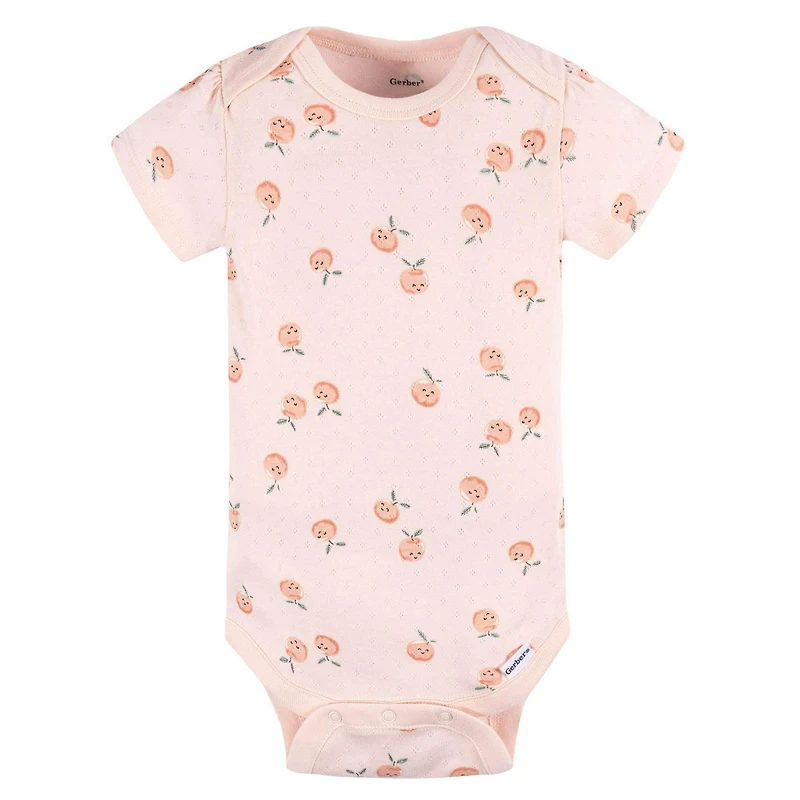 Gerber - 3 pack Onesies - Peach, 3 pack