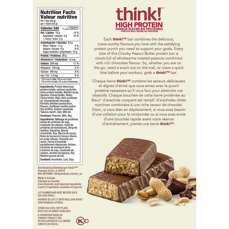 Think! High Protein Chunky Peanut Butter