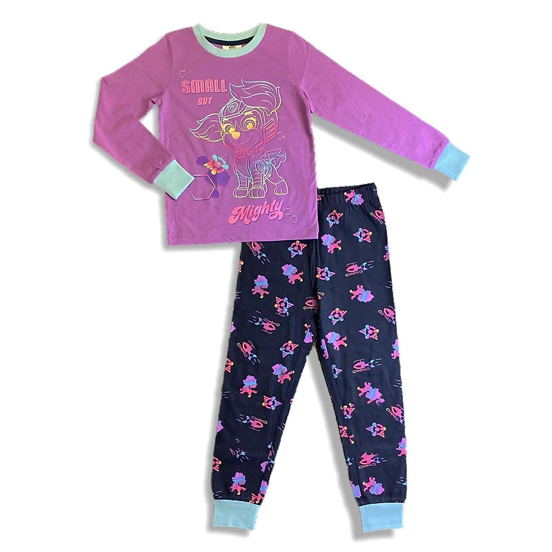 Paw Patrol Girl's 2 piece long sleeve and pant pyjama set