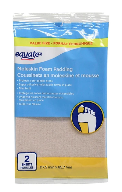 Equate Coussinets en moleskine et mousse