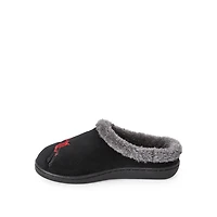 George Boys' Moose Graphic Slippers, Wide Width Sizes 11/12-4/5