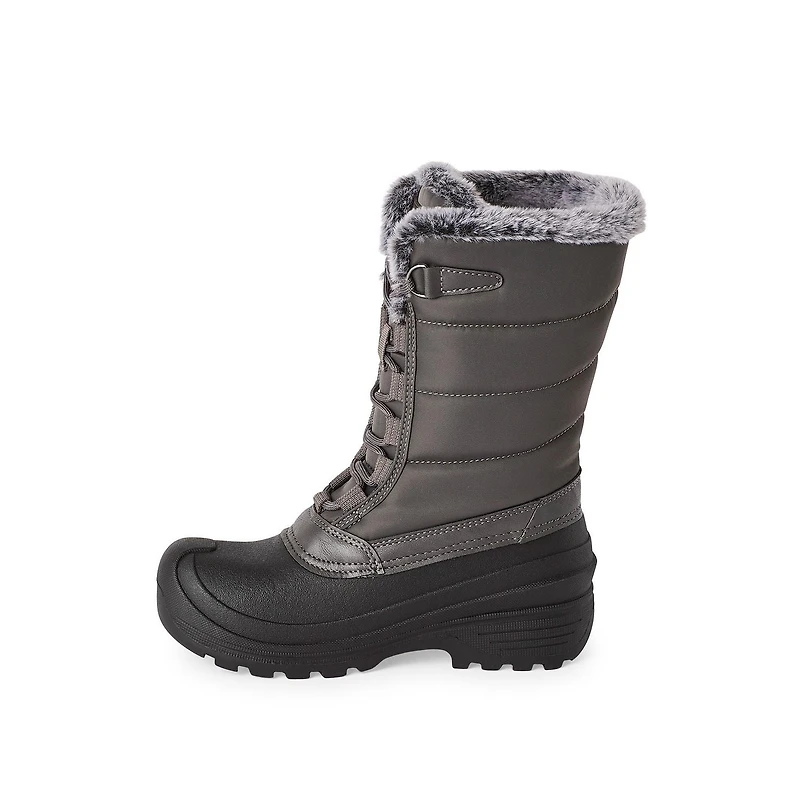 Ozark Trail Women's Quilted Winter Boots, Sizes 6-10