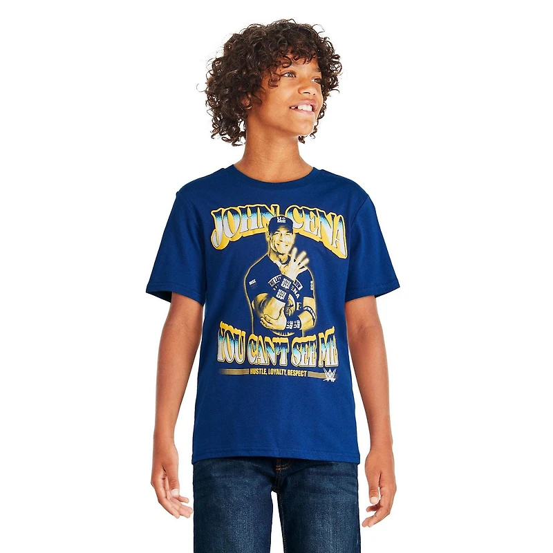 T-shirt avec imprimé graphique John Cena WWE pour garçons