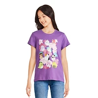 T-shirt à manches courtes Squishmallows pour filles