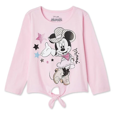 Disney Toddler Girls' Minnie Mouse Long Sleeve Tee