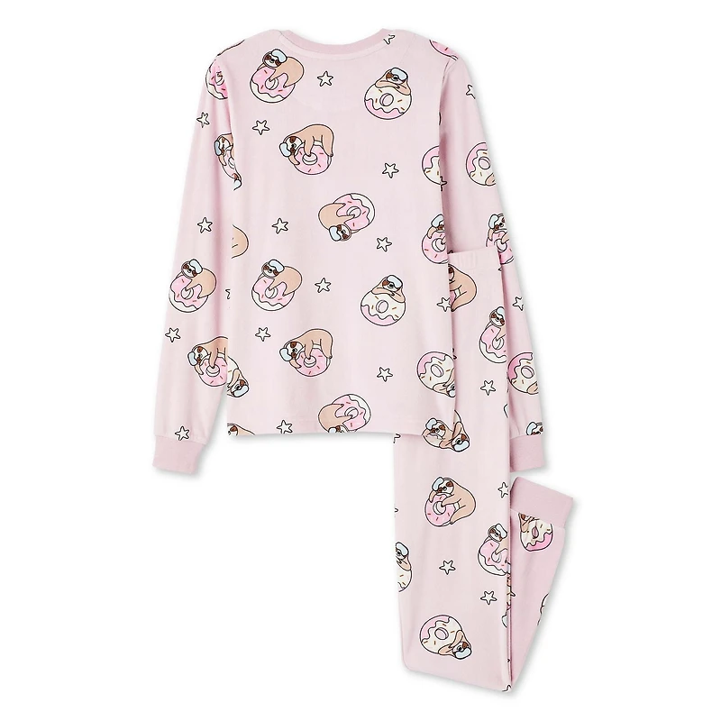 George Girls' Velour Pajama 2-Piece Set