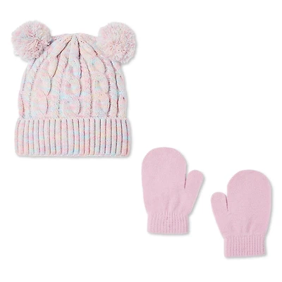 George Toddler Girls' Cable Knit Toque 2-Piece Set