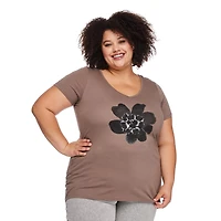 George Women's Plus V-Neckline Tee