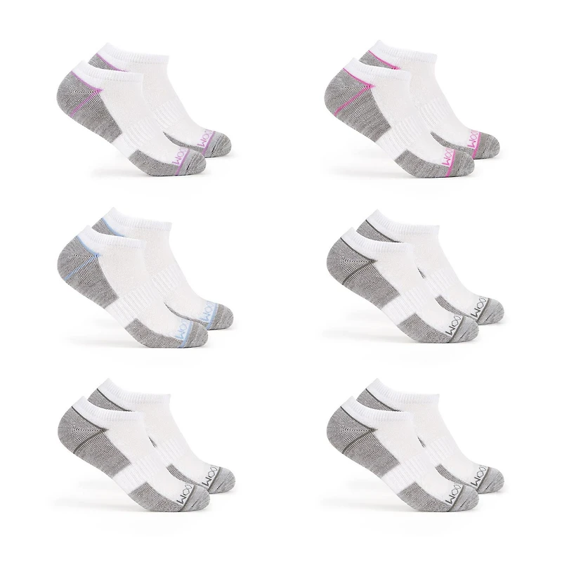 Fruit of the Loom sport Lot de 6 pour filles Chaussettes Pour Filles