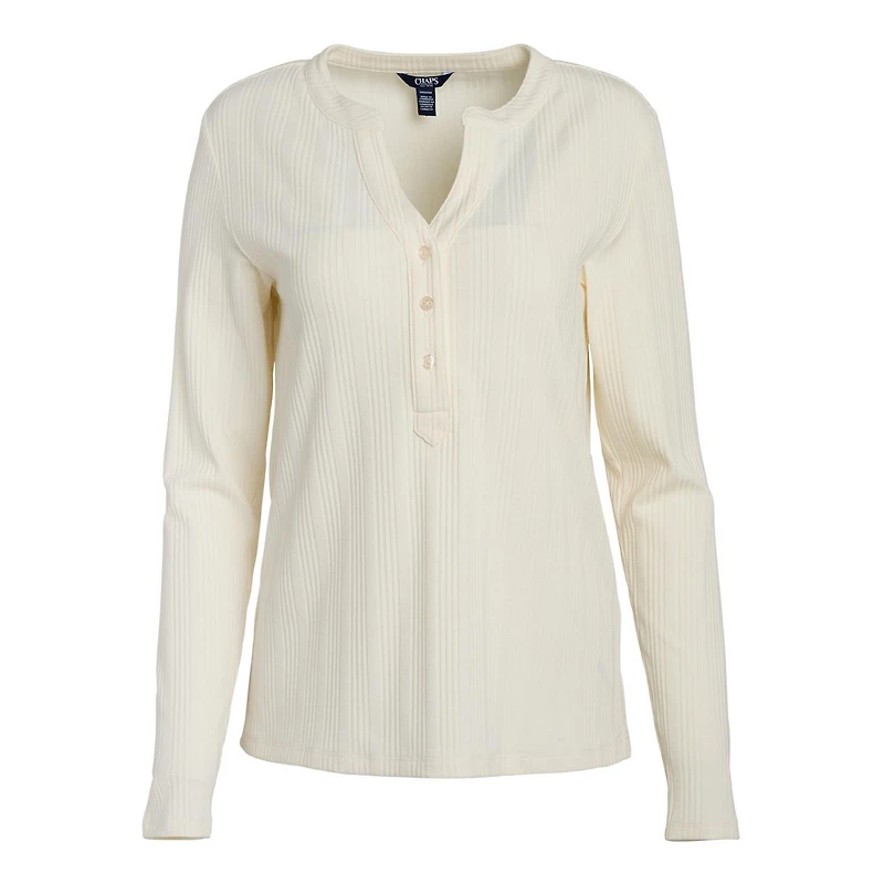 CHAPS RIB HENLEY
